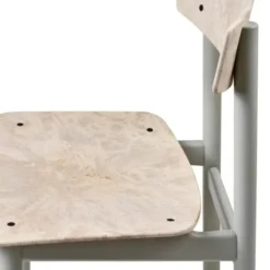 Krzesło Conscious Wood Waste Grey Mater