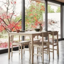 Krzesło Conscious Wood Waste Grey Mater