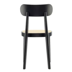 Krzesło 118 Czarne Wyplatane Thonet