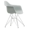 Krzesło Eames Plastic Chairs Re Dar Jasnoszare - Chromowana Podstawa Vitra