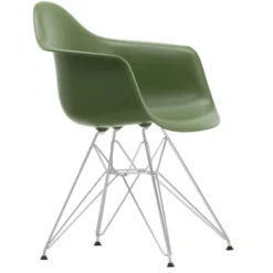 Krzesło Eames Plastic Chairs Re Dar Zielone - Chromowana Podstawa Vitra