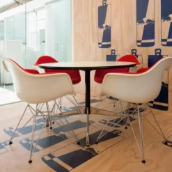 Krzesło Eames Plastic Chairs Re Dar Zielone - Chromowana Podstawa Vitra