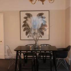 Krzesło Eames Plastic Chairs Re Dar Pomarańczowe - Chromowana Podstawa Vitra