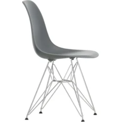 Krzesło Eames Plastic Side Chair Re Dsr Ciemnoszare Vitra