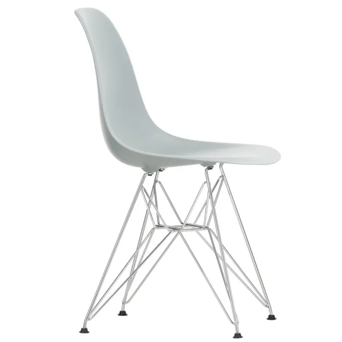 Krzesło Eames Plastic Side Chair Re Dsr Jasnoszare Vitra