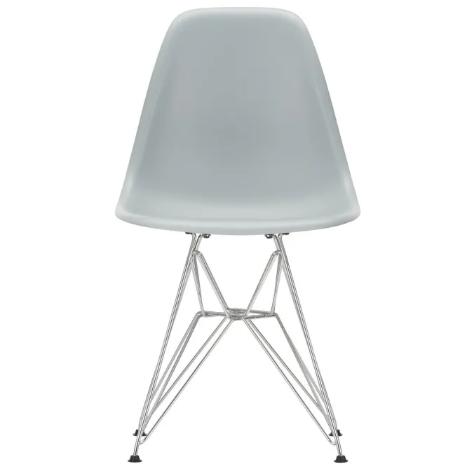 Krzesło Eames Plastic Side Chair Re Dsr Jasnoszare Vitra