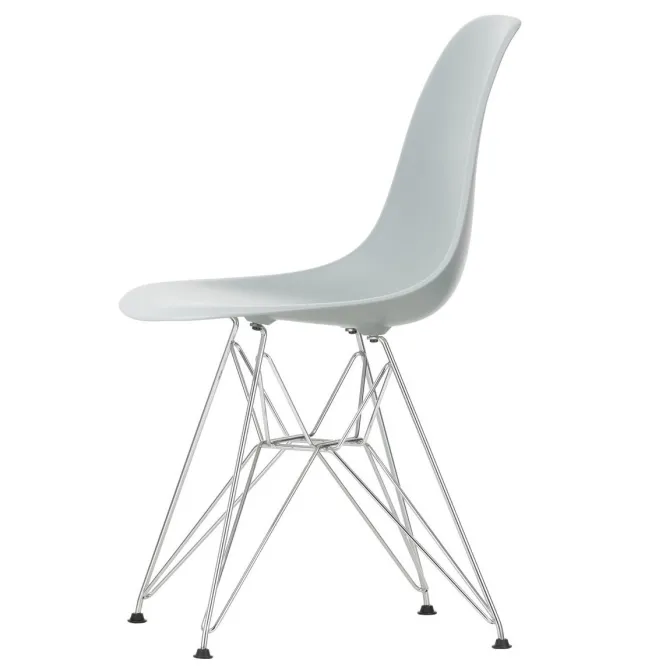 Krzesło Eames Plastic Side Chair Re Dsr Jasnoszare Vitra