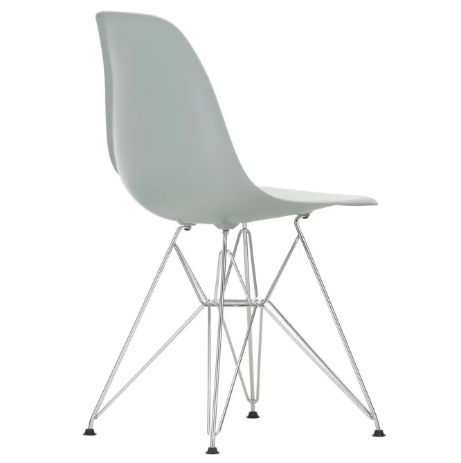 Krzesło Eames Plastic Side Chair Re Dsr Jasnoszare Vitra