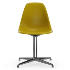 Krzesło Eames Plastic Side Chair Re Dsl Musztardowe Vitra