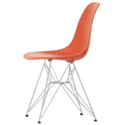 Krzesło Eames Plastic Side Chair Re Dsr Czerwone Vitra