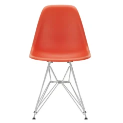 Krzesło Eames Plastic Side Chair Re Dsr Czerwone Vitra