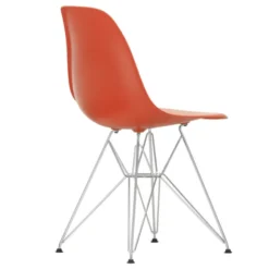 Krzesło Eames Plastic Side Chair Re Dsr Czerwone Vitra