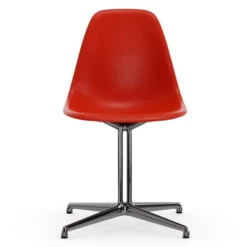 Krzesło Eames Plastic Side Chair Re Dsl Czerwone Vitra