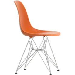 Krzesło Eames Plastic Side Chair Re Dsr Pomarańczowe Vitra