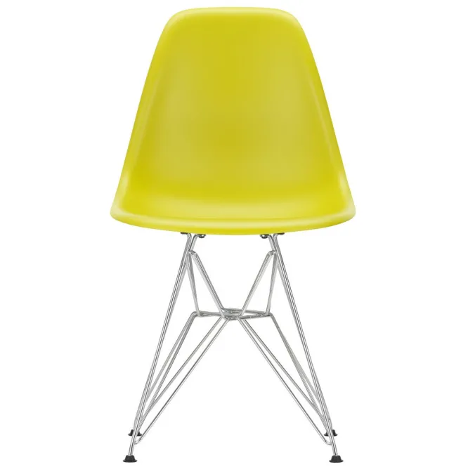 Krzesło Eames Plastic Side Chair Re Dsr Musztardowe Vitra