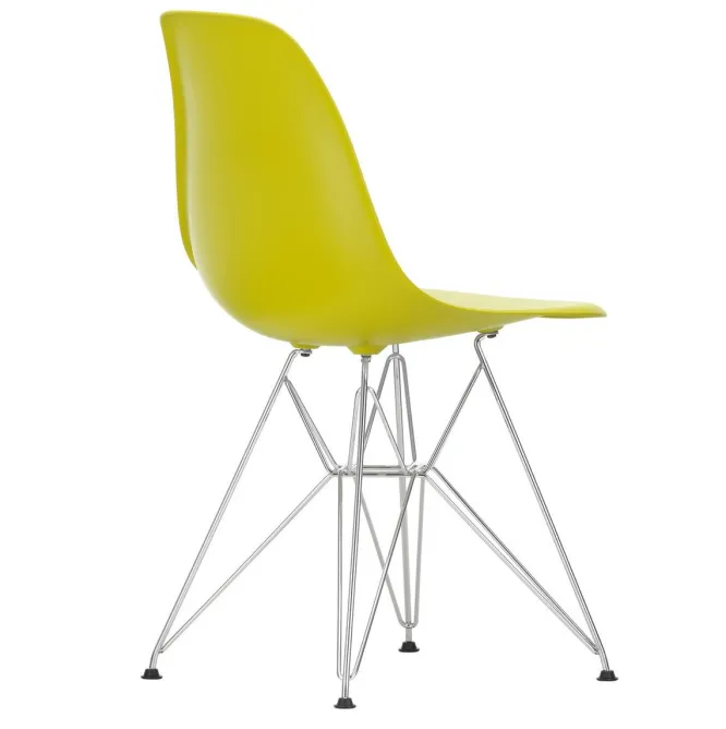 Krzesło Eames Plastic Side Chair Re Dsr Musztardowe Vitra