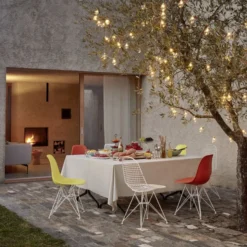 Krzesło Eames Plastic Side Chair Re Dsl Pomarańczowe Vitra