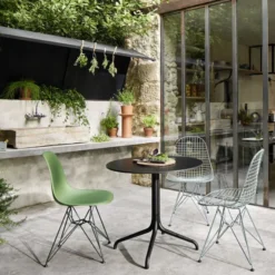Krzesło Eames Plastic Side Chair Re Dsl Żółte Vitra