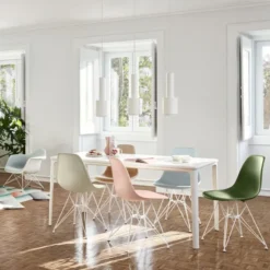 Krzesło Eames Plastic Side Chair Re Dsl Żółte Vitra