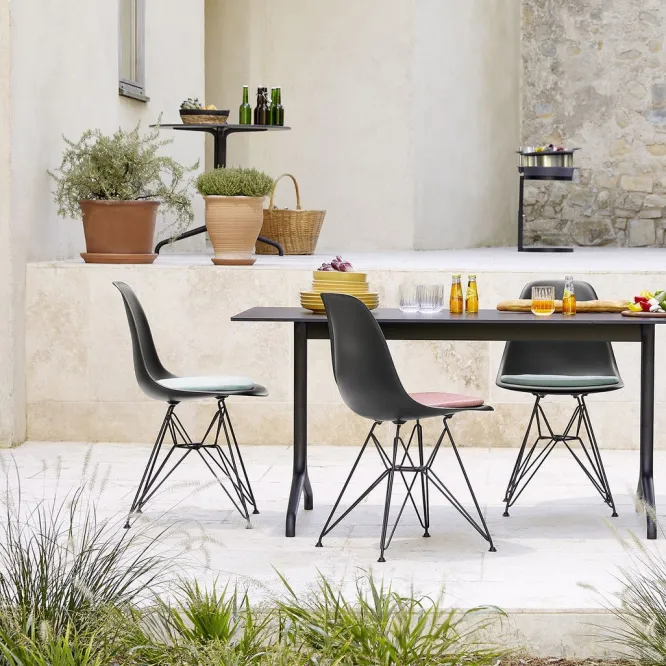 Krzesło Eames Plastic Side Chair Re Dsl Żółte Vitra