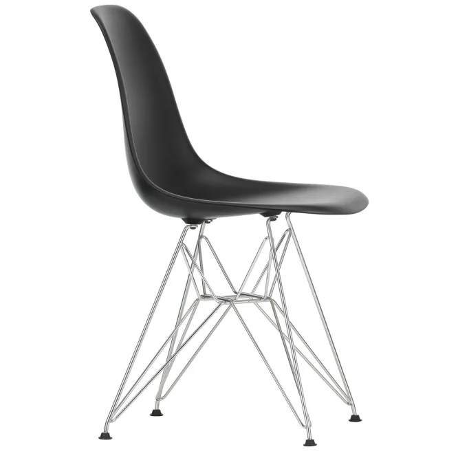 Krzesło Eames Plastic Side Chair Re Dsr Czarne Vitra