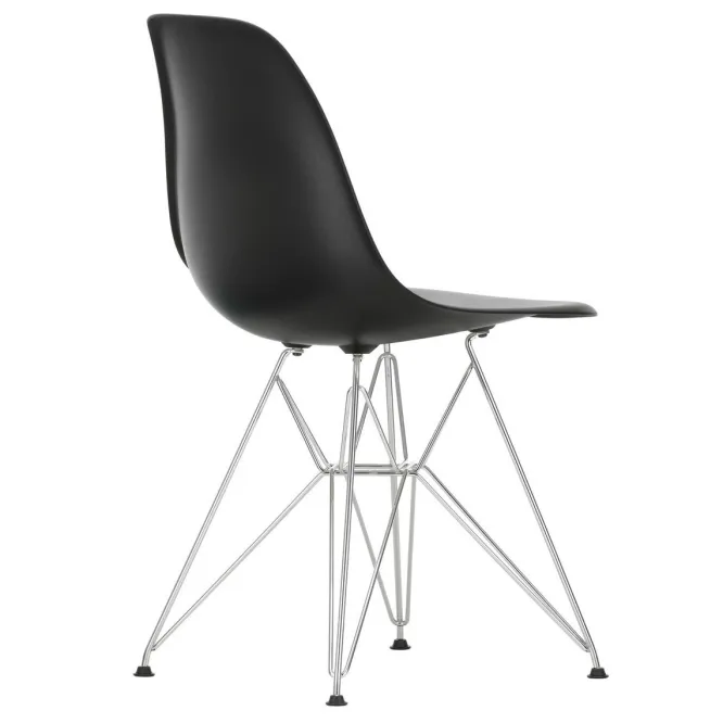 Krzesło Eames Plastic Side Chair Re Dsr Czarne Vitra