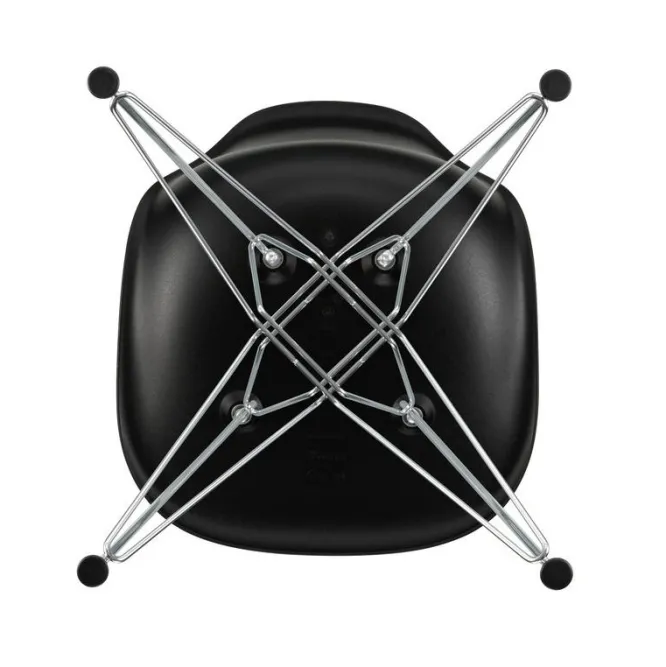 Krzesło Eames Plastic Side Chair Re Dsr Czarne Vitra