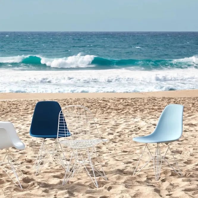 Krzesło Eames Plastic Side Chair Re Dsr Czarne Vitra