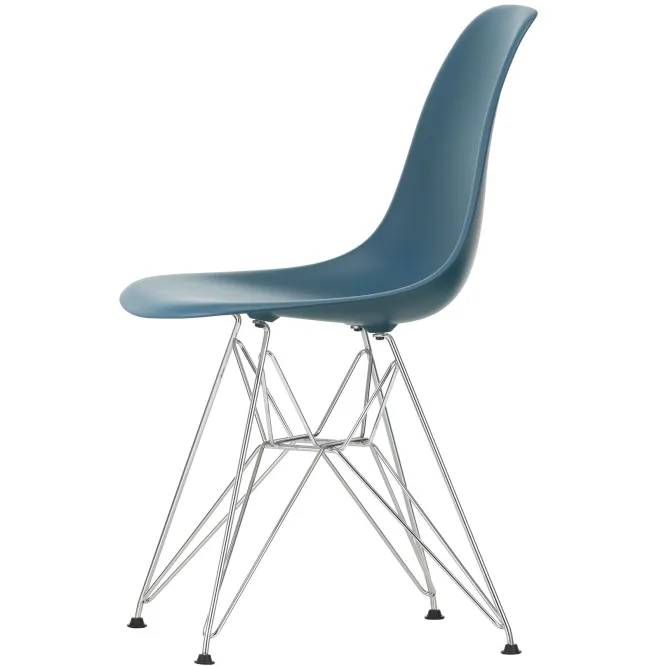 Krzesło Eames Plastic Side Chair Re Dsr Morski Niebieski Vitra