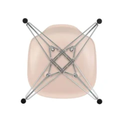 Krzesło Eames Plastic Side Chair Re Dsr Różowe Vitra