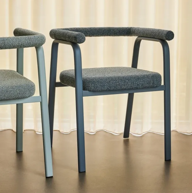 Krzesło Ecto Szare Hubsch
