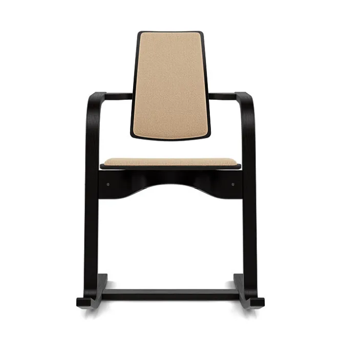 Krzesło Ergonomiczne Actulum Beżowe, Czarne Drewno Varier