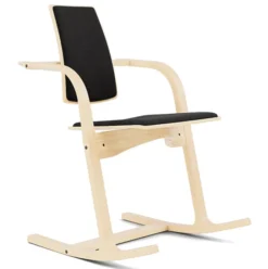 Krzesło Ergonomiczne Actulum Czarne, Naturalne Drewno Varier
