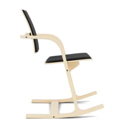 Krzesło Ergonomiczne Actulum Czarne, Naturalne Drewno Varier