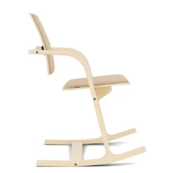 Krzesło Ergonomiczne Actulum Beżowe, Naturalne Drewno Varier