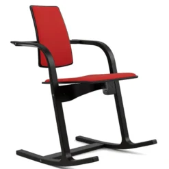 Krzesło Ergonomiczne Actulum Czerwone, Czarne Drewno Varier