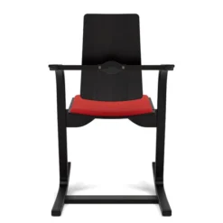 Krzesło Ergonomiczne Actulum Czerwone, Czarne Drewno Varier