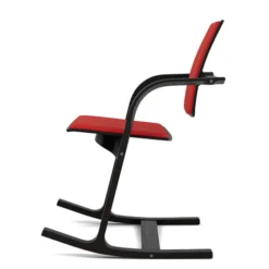 Krzesło Ergonomiczne Actulum Czerwone, Czarne Drewno Varier