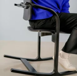 Krzesło Ergonomiczne Actulum Ciemnoszare, Czarne Drewno Varier