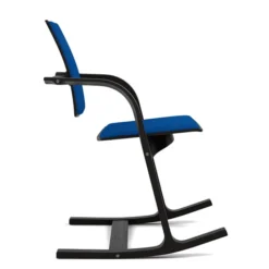 Krzesło Ergonomiczne Actulum Niebieskie, Czarne Drewno Varier