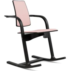 Krzesło Ergonomiczne Actulum Różowe, Czarne Drewno Varier