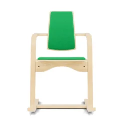 Krzesło Ergonomiczne Actulum Zielone, Naturalne Drewno Varier