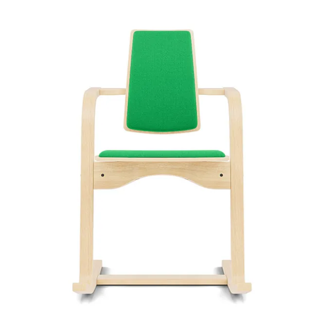 Krzesło Ergonomiczne Actulum Zielone, Naturalne Drewno Varier
