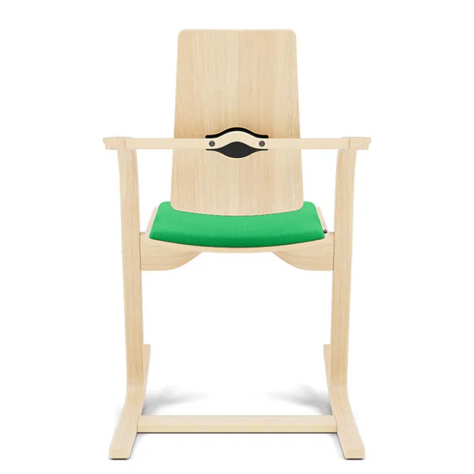 Krzesło Ergonomiczne Actulum Zielone, Naturalne Drewno Varier