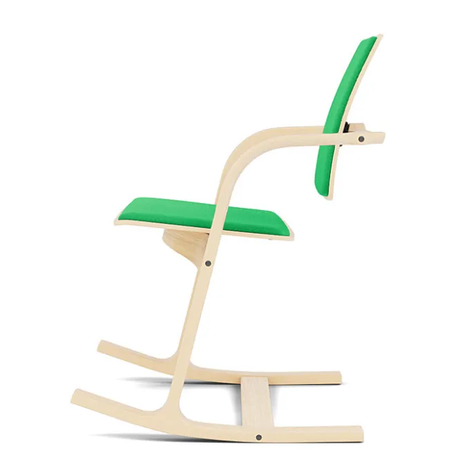 Krzesło Ergonomiczne Actulum Zielone, Naturalne Drewno Varier
