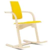 Krzesło Ergonomiczne Actulum Żółte, Naturalne Drewno Varier