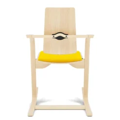 Krzesło Ergonomiczne Actulum Żółte, Naturalne Drewno Varier