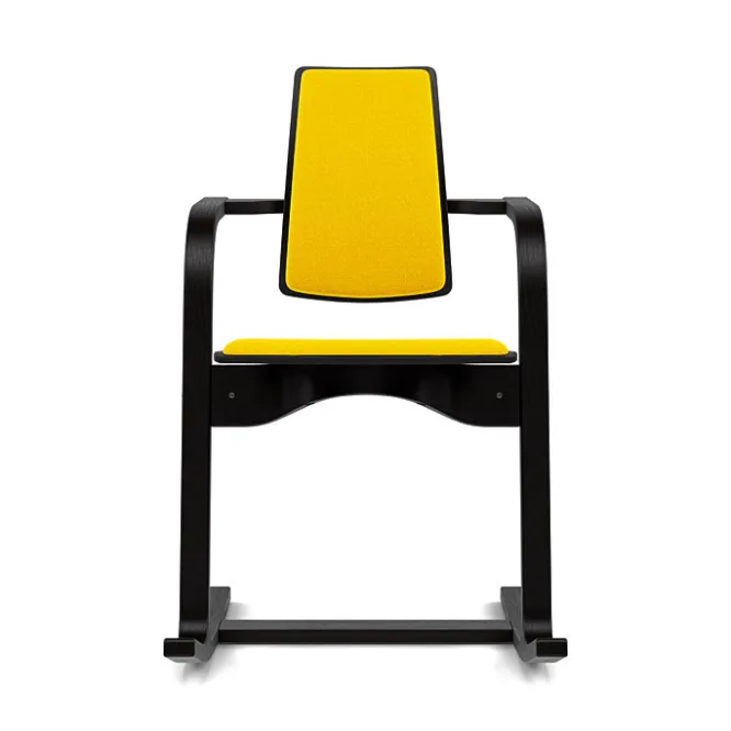 Krzesło Ergonomiczne Actulum Żółte, Czarne Drewno Varier