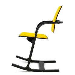 Krzesło Ergonomiczne Actulum Żółte, Czarne Drewno Varier