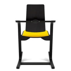 Krzesło Ergonomiczne Actulum Żółte, Czarne Drewno Varier